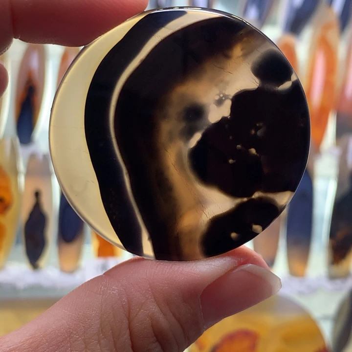 未镶嵌玛瑙/玉髓珠宝半成品14