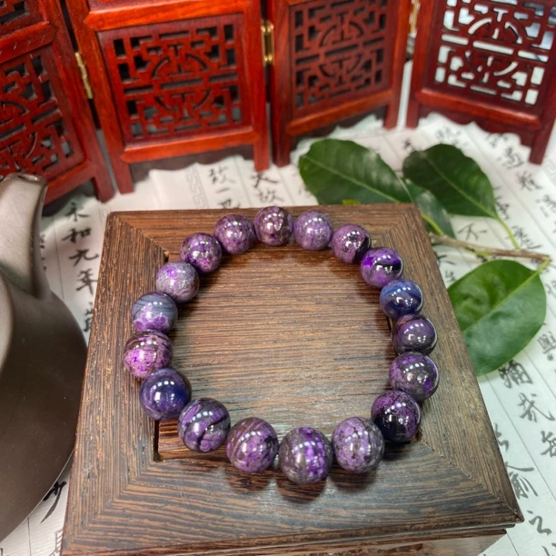 南非老矿舒俱来苏纪石圆珠手串多样性发一/P165宽11m+重43g+