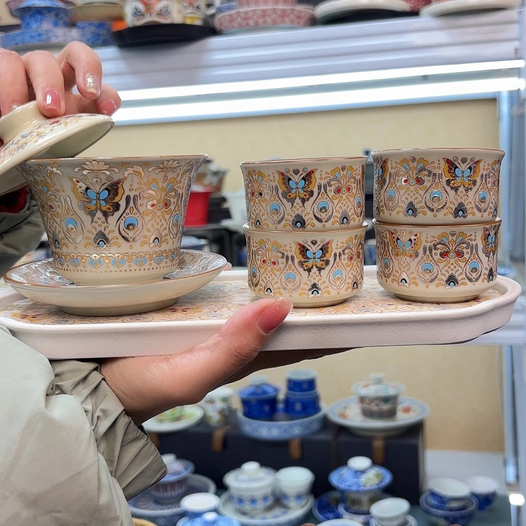 盖碗里的水煮开后放