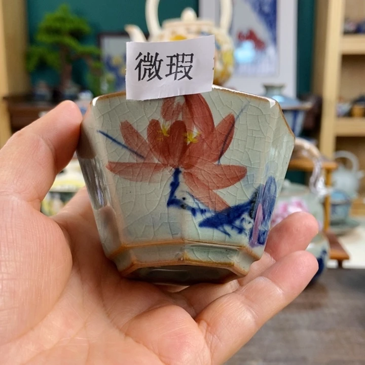 瓷片手工制作工艺精湛等特点为