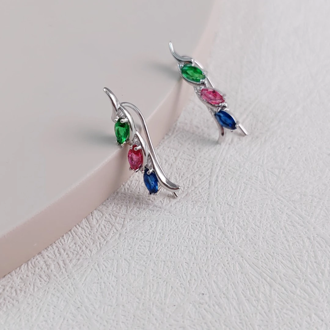 XUPING/旭平首饰 合金合成锆石耳饰 【潘生福利】时尚 X001070668