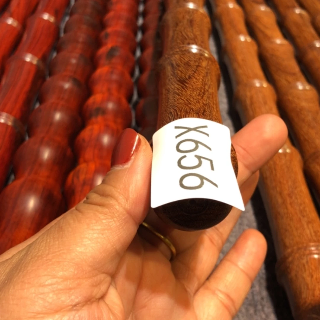 【闪购商品】木阿****雪金星紫檀竹节棍一根656