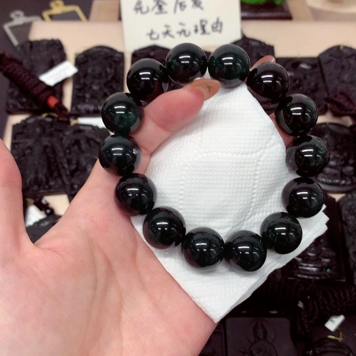 未镶嵌挂件翡翠天然a货钢琴黑挂件