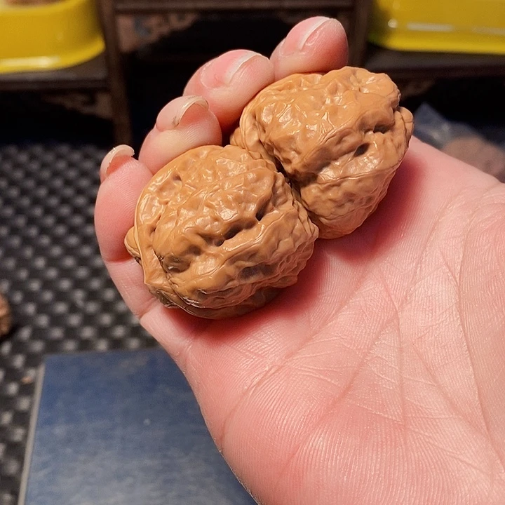 吊坠文玩核桃蛤蟆头，边34