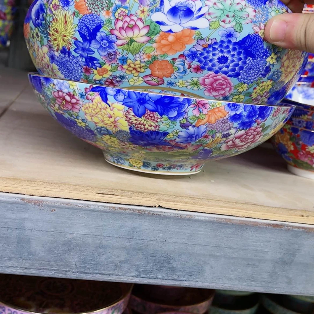 【闪购商品】珐琅8英寸2湖水蓝。。。。