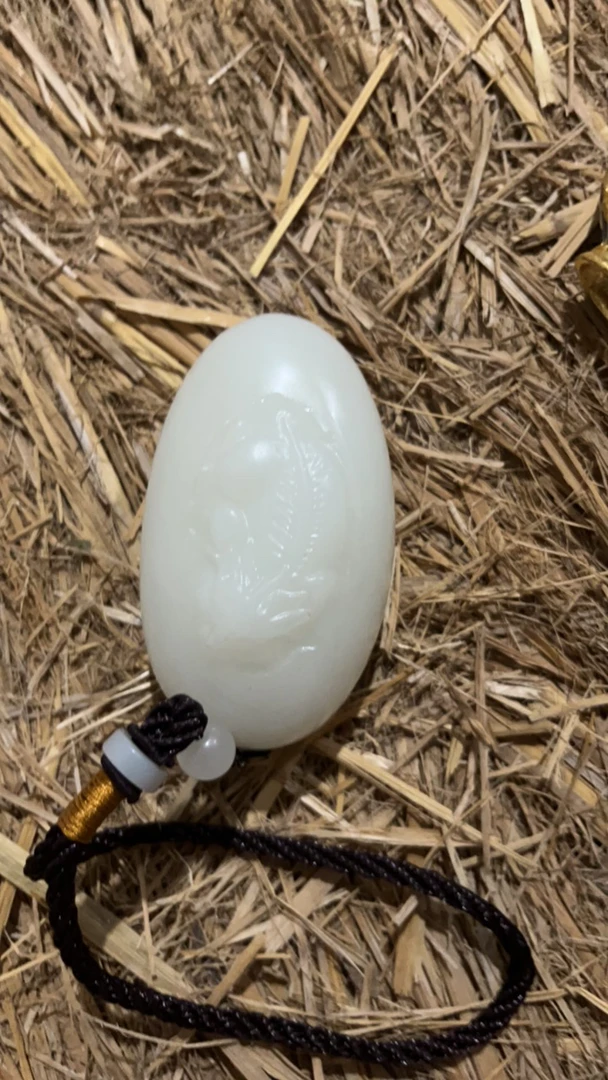 精品摆件挂件手把件工艺品手工陶瓷出油小玉