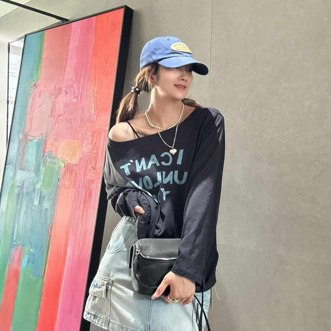 【大小姐家】欧韩货字母减龄百搭T恤562126