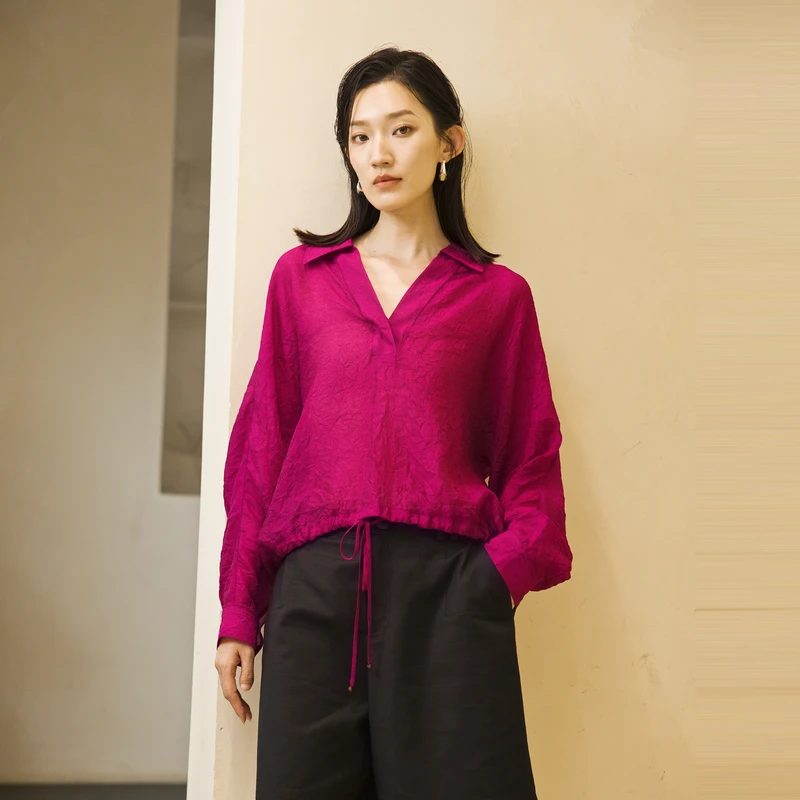 婉甸2025夏季新品上衣套头衬衫1242S09SX2