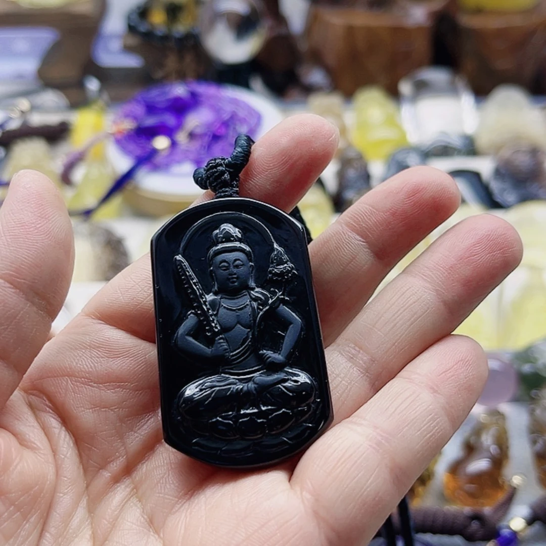 【闪购商品】水晶虚空藏菩萨吊坠未镶嵌春***1