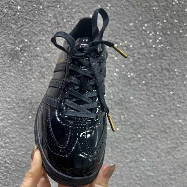 通用情侣低帮图案防滑板鞋休闲鞋松糕鞋欧若精灵风