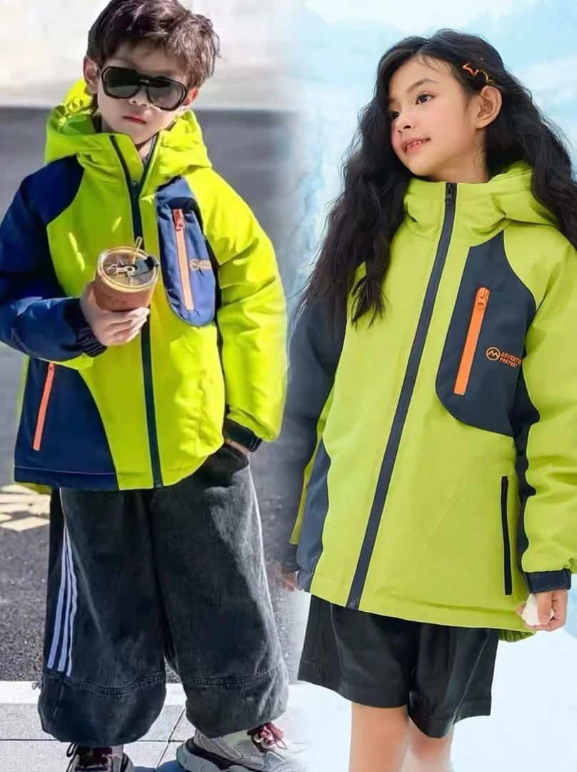 【杨杨}高级极寒苹果绿加咖色