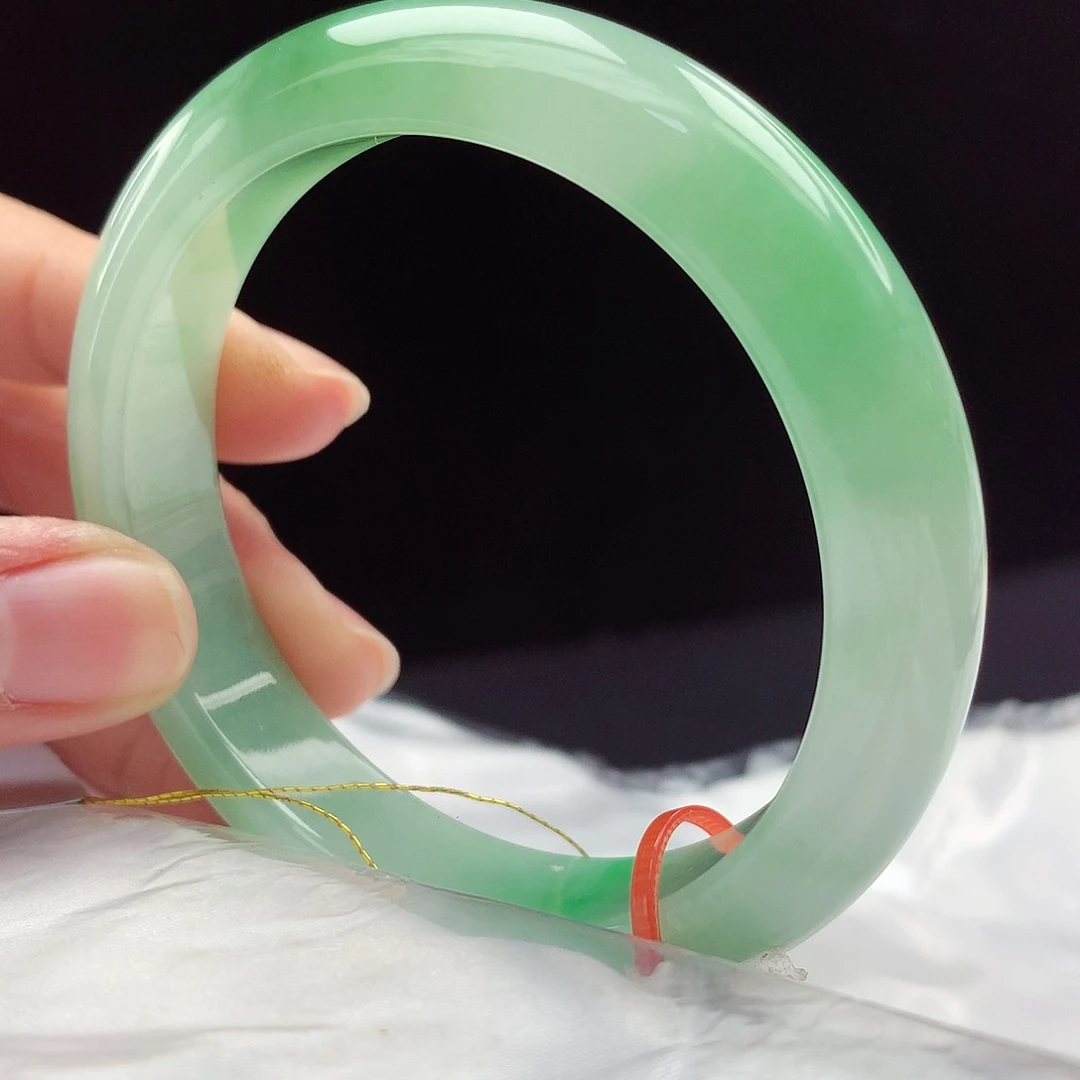 未镶嵌手镯翡翠53.3圈性价比强推4202