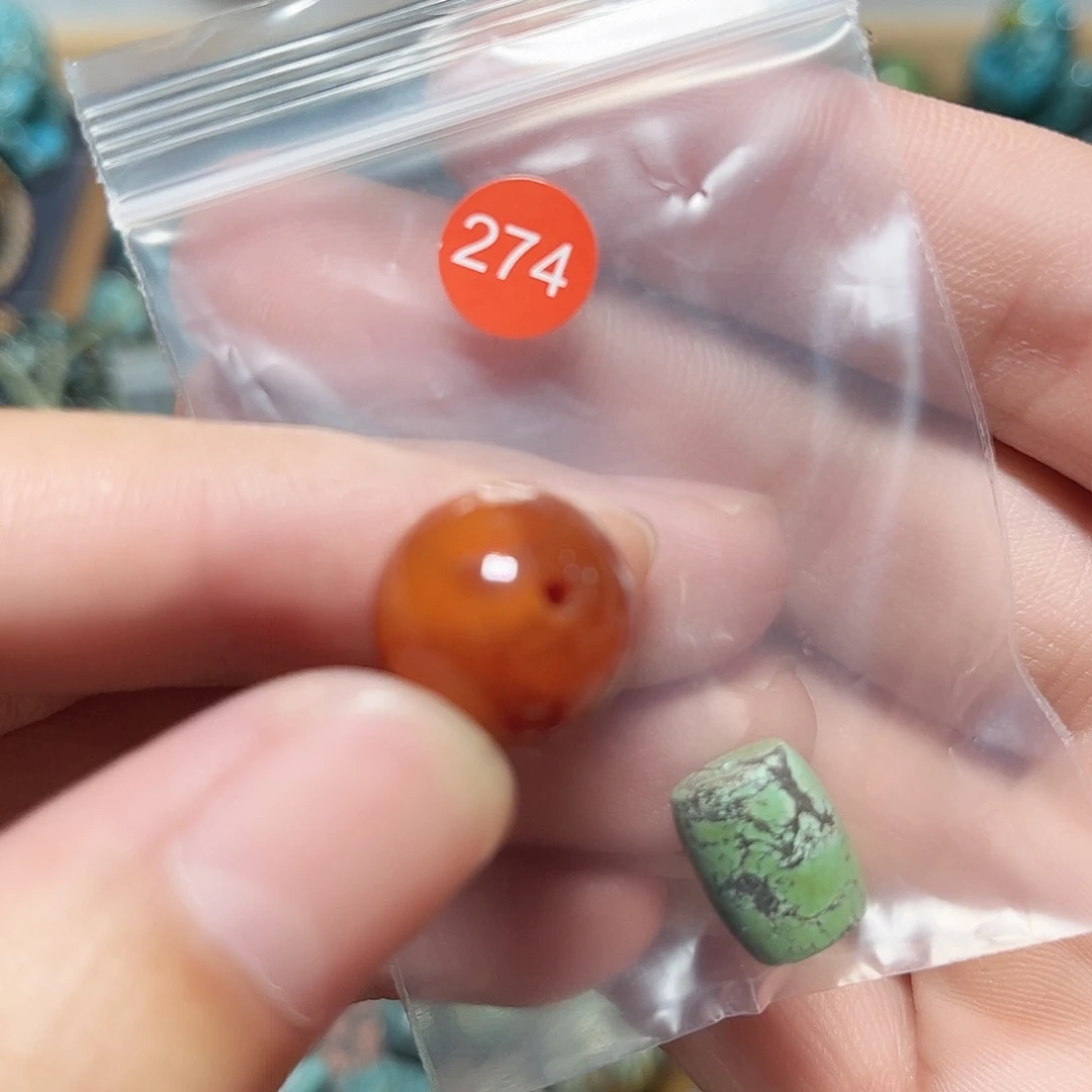 妈***酱玛瑙/玉髓未镶嵌圆珠桶珠老型手串！！