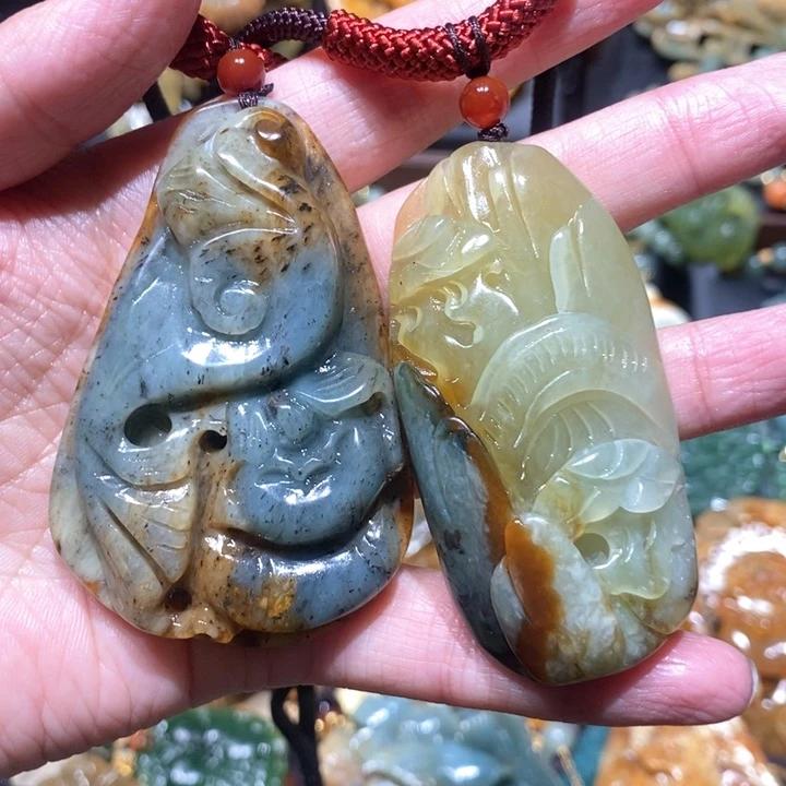 岫玉毛衣链未镶嵌