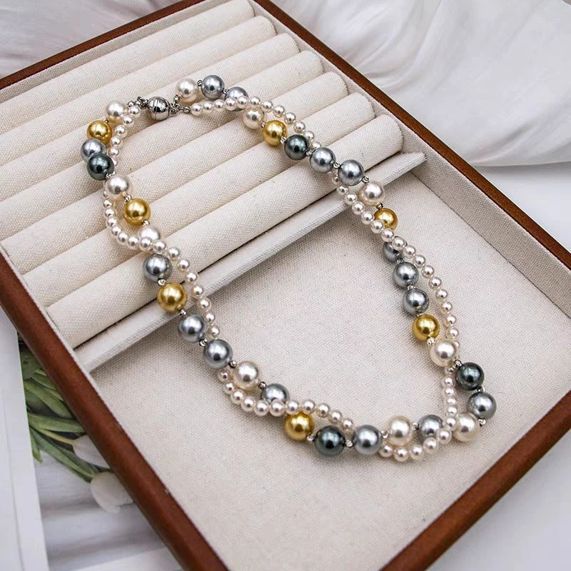 合金仿珍珠项链 时尚饰品百搭项链x1418