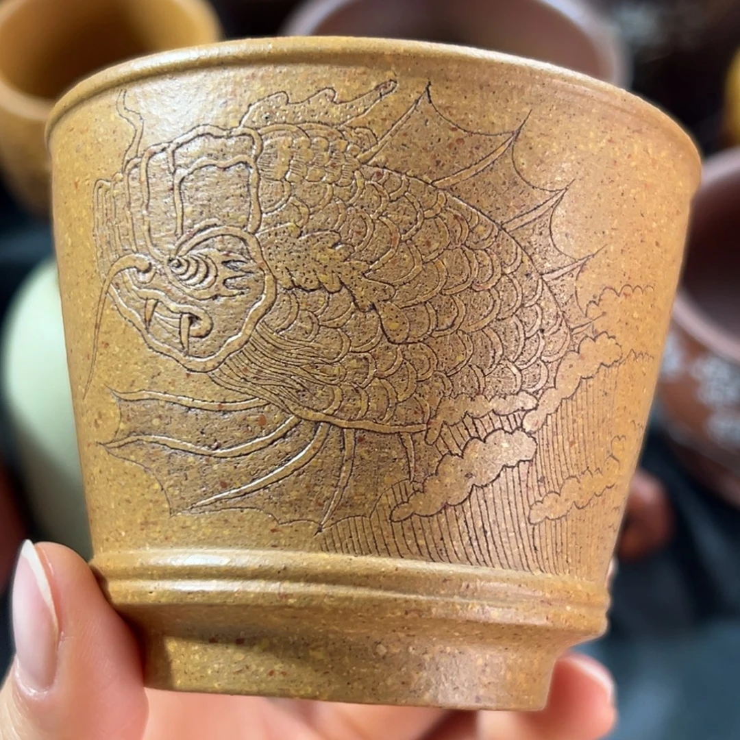 紫砂茶杯老段主人杯