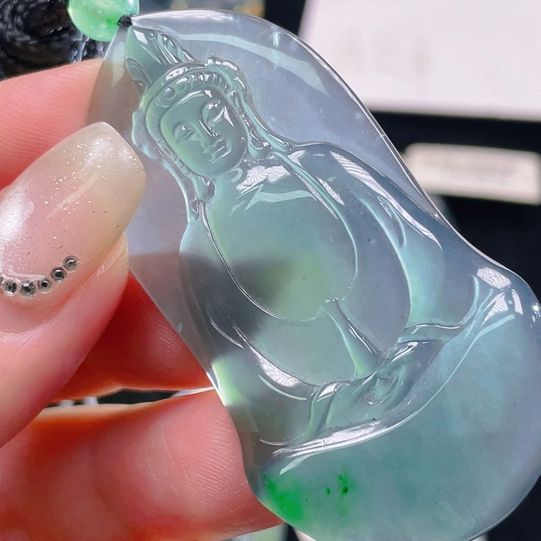 颈饰未镶嵌翡翠心*6，