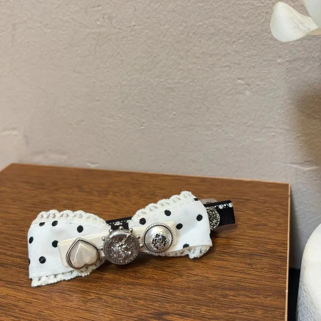 设计款蝴蝶结多元素发夹Y156