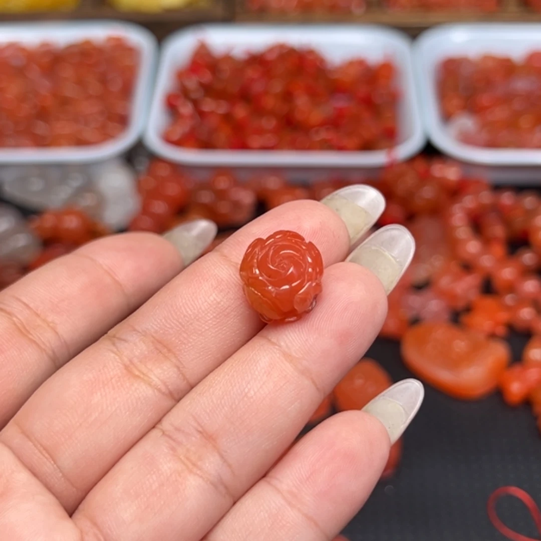 南红玛瑙未镶嵌吊坠(不含链)