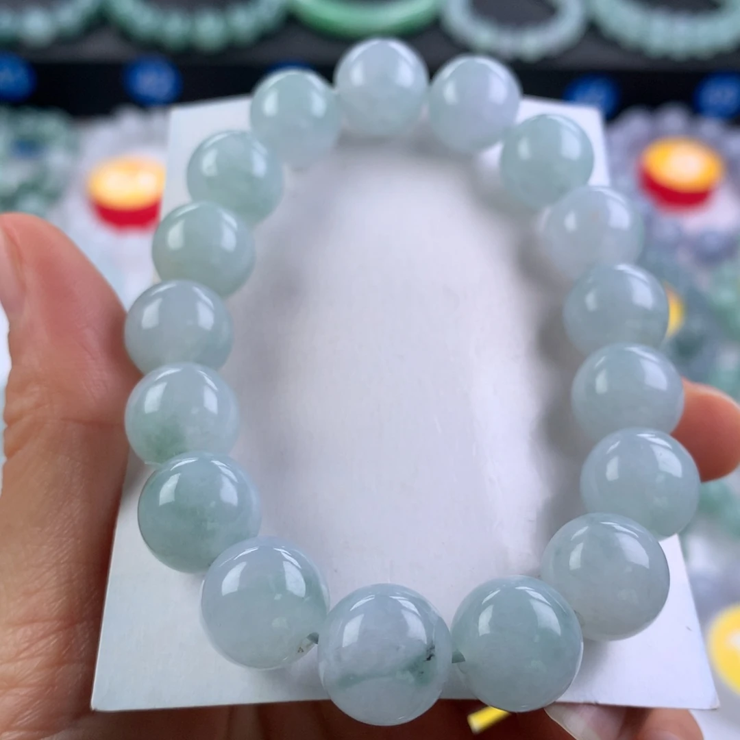 翡翠未镶嵌手链卡12.3