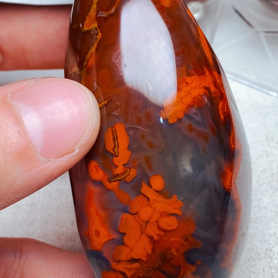 放***刀玛瑙/玉髓未镶嵌颈饰