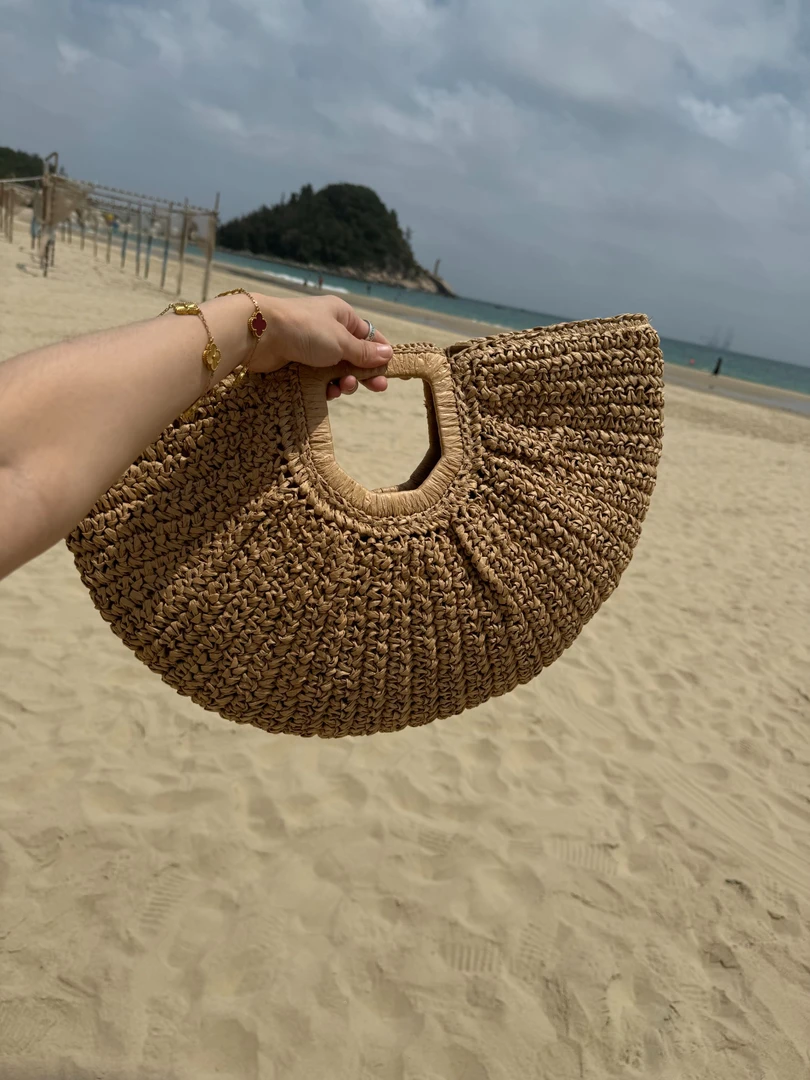 李老板专属*2025新款编织度假风手提包