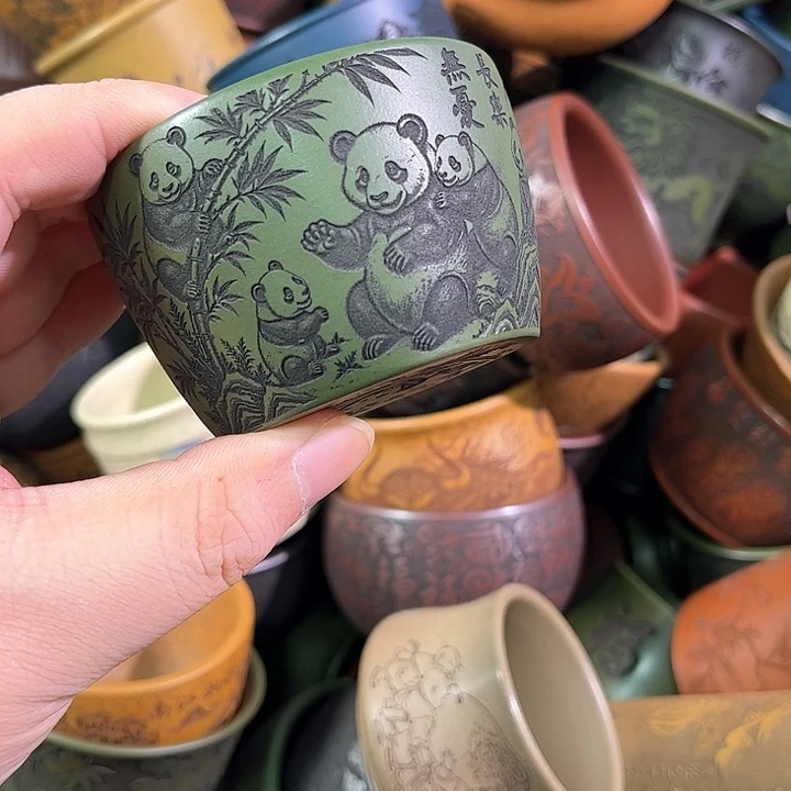 茶杯紫砂全手工紫砂主人杯