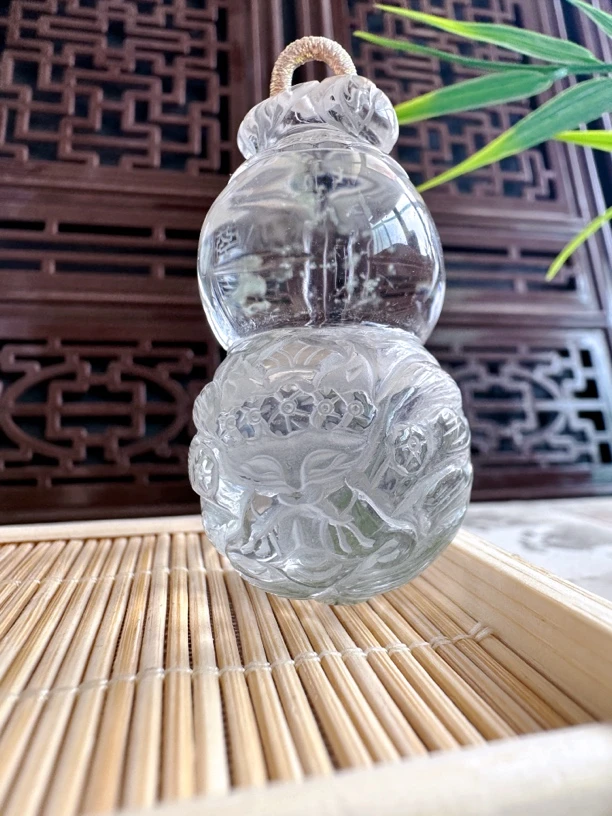 非金属陶瓷吊坠 【如意堂奶奶设计】（福禄）白色九尾古月吊坠