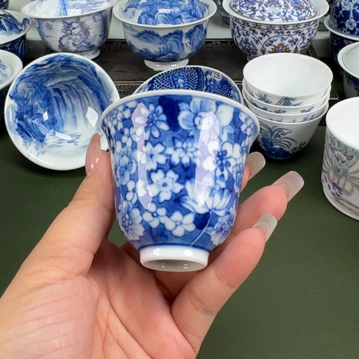 景德镇纯手工手绘茶器蒙蒙
