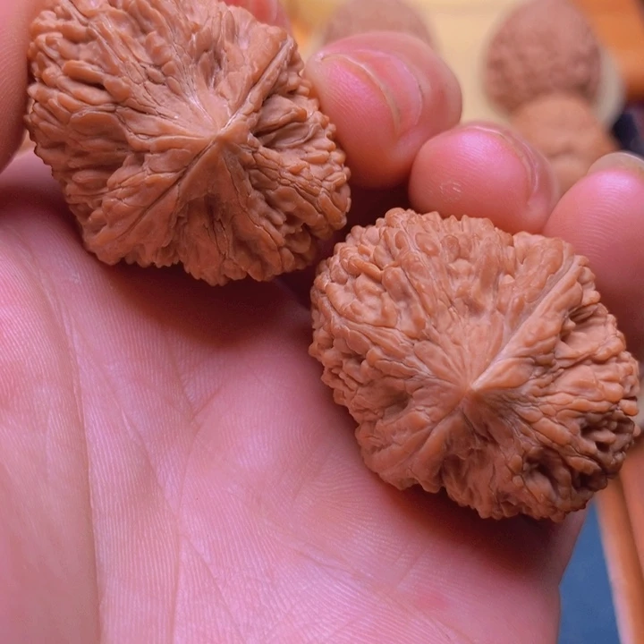 把件文玩核桃边34肚39全品大蒜头