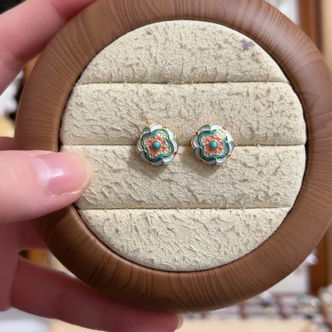 银S925镶嵌耳坠淡水珍珠