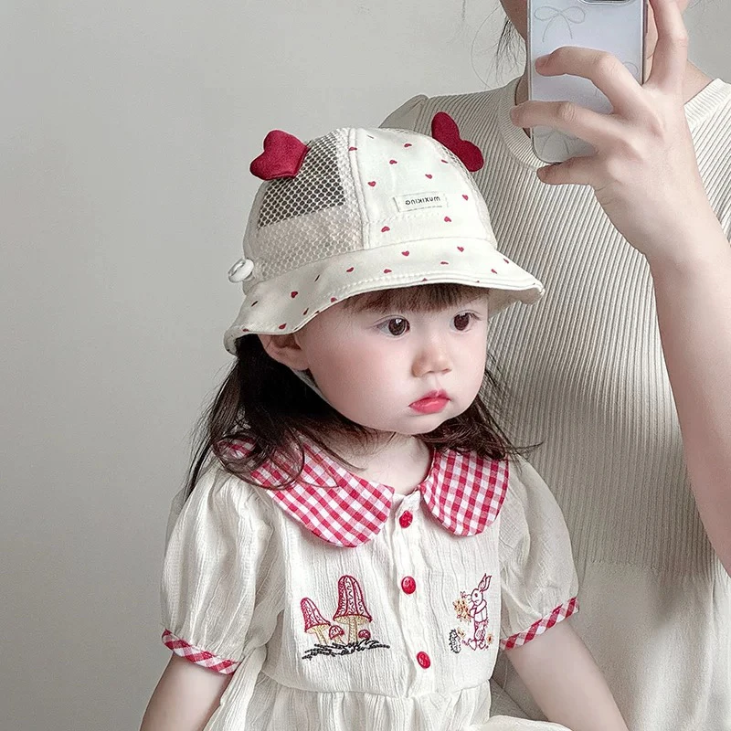 可爱渔夫帽胎帽休闲风女简约帽子薄款公主针织韩版夏季