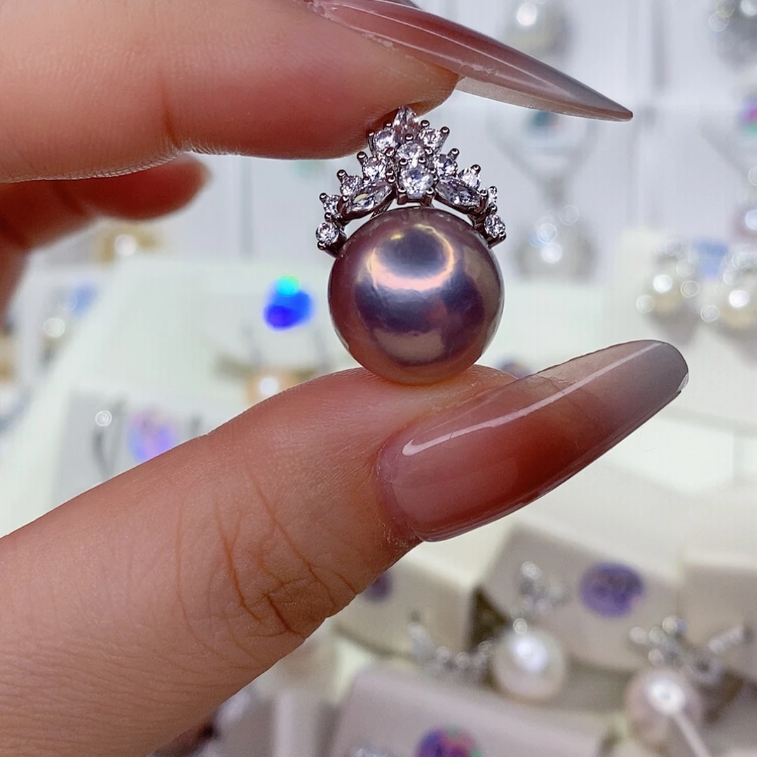 淡水珍珠吊坠(赠链)未镶嵌13加