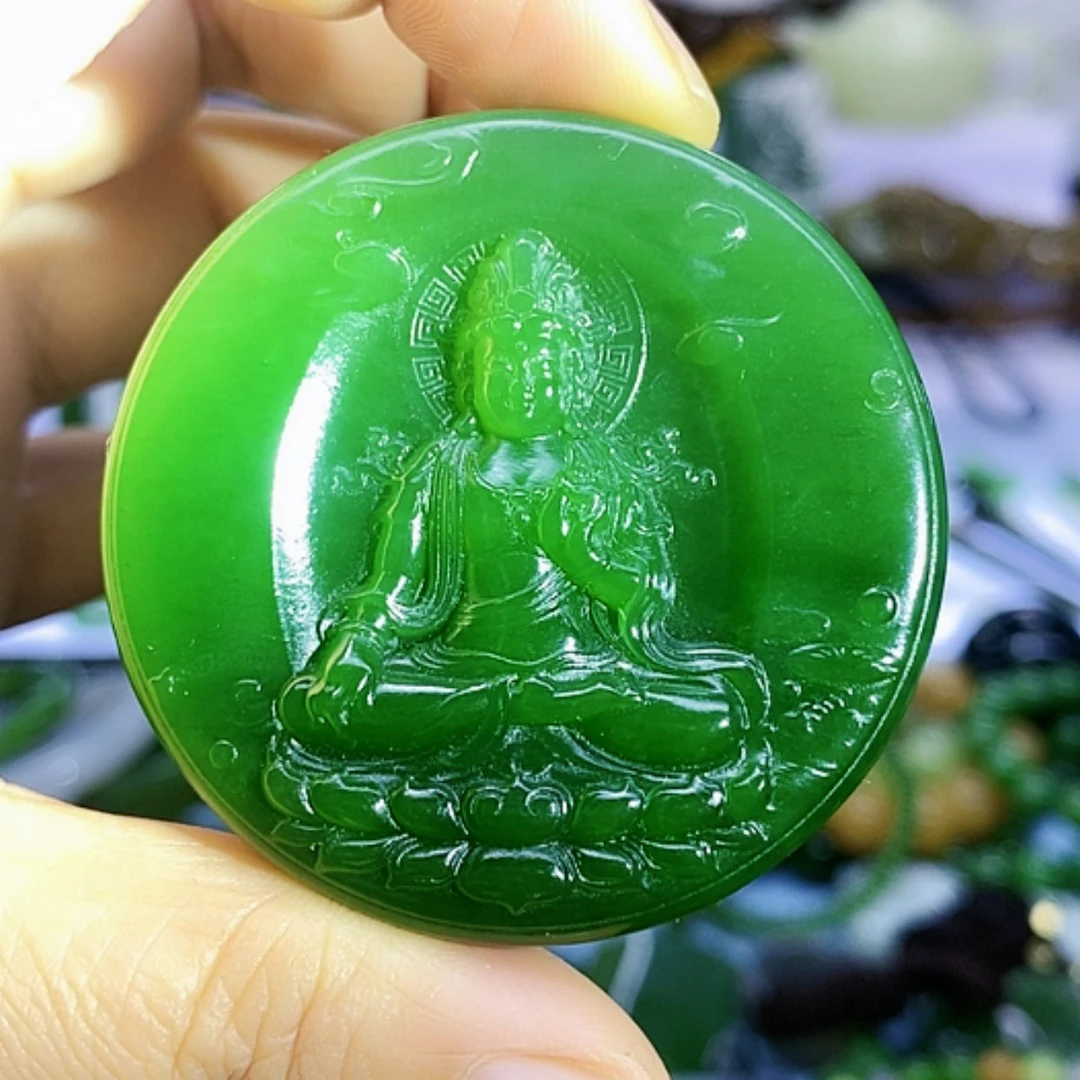 【闪购商品】未镶嵌和田玉（碧玉）挂件
