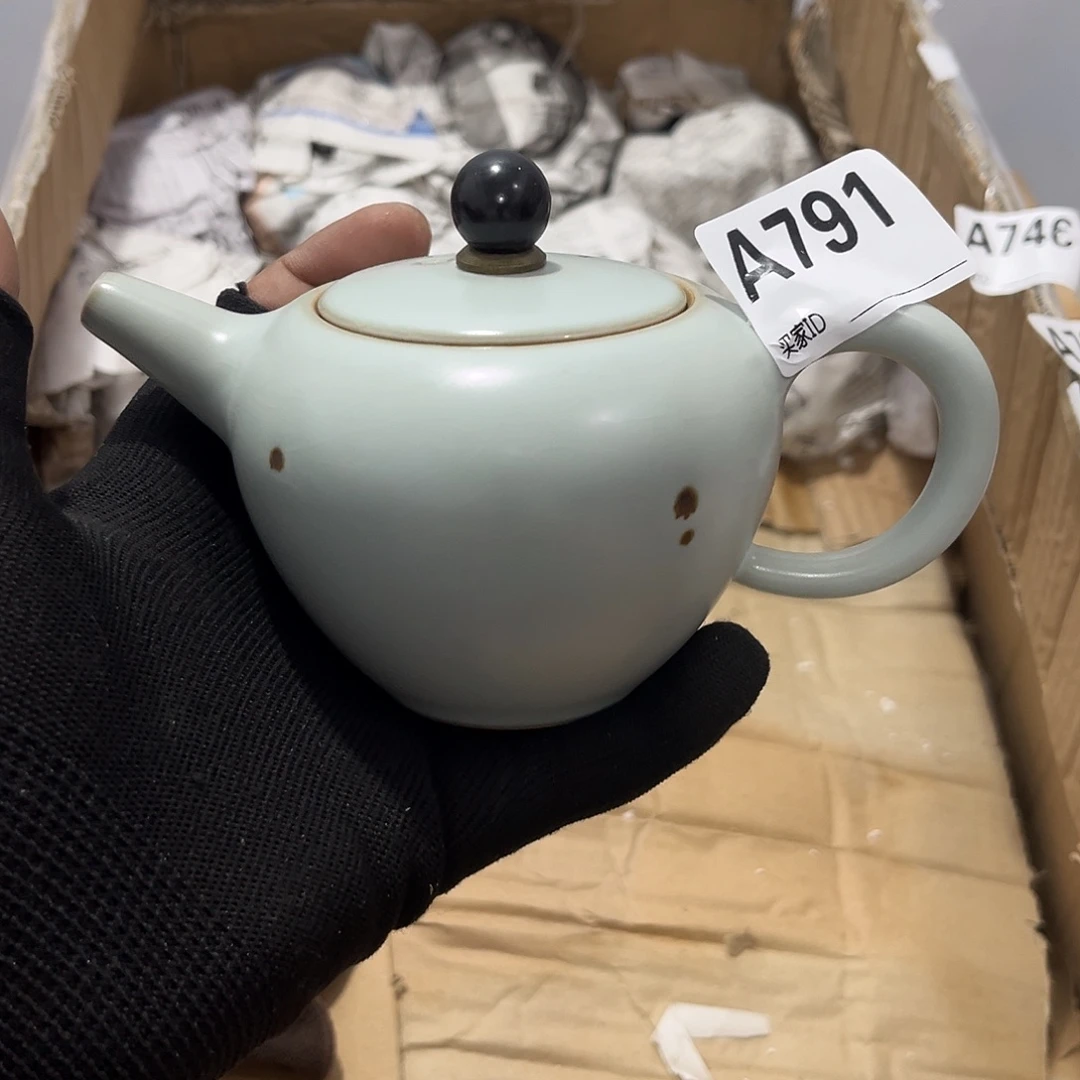 瓷片茶摆件工艺品摆件666