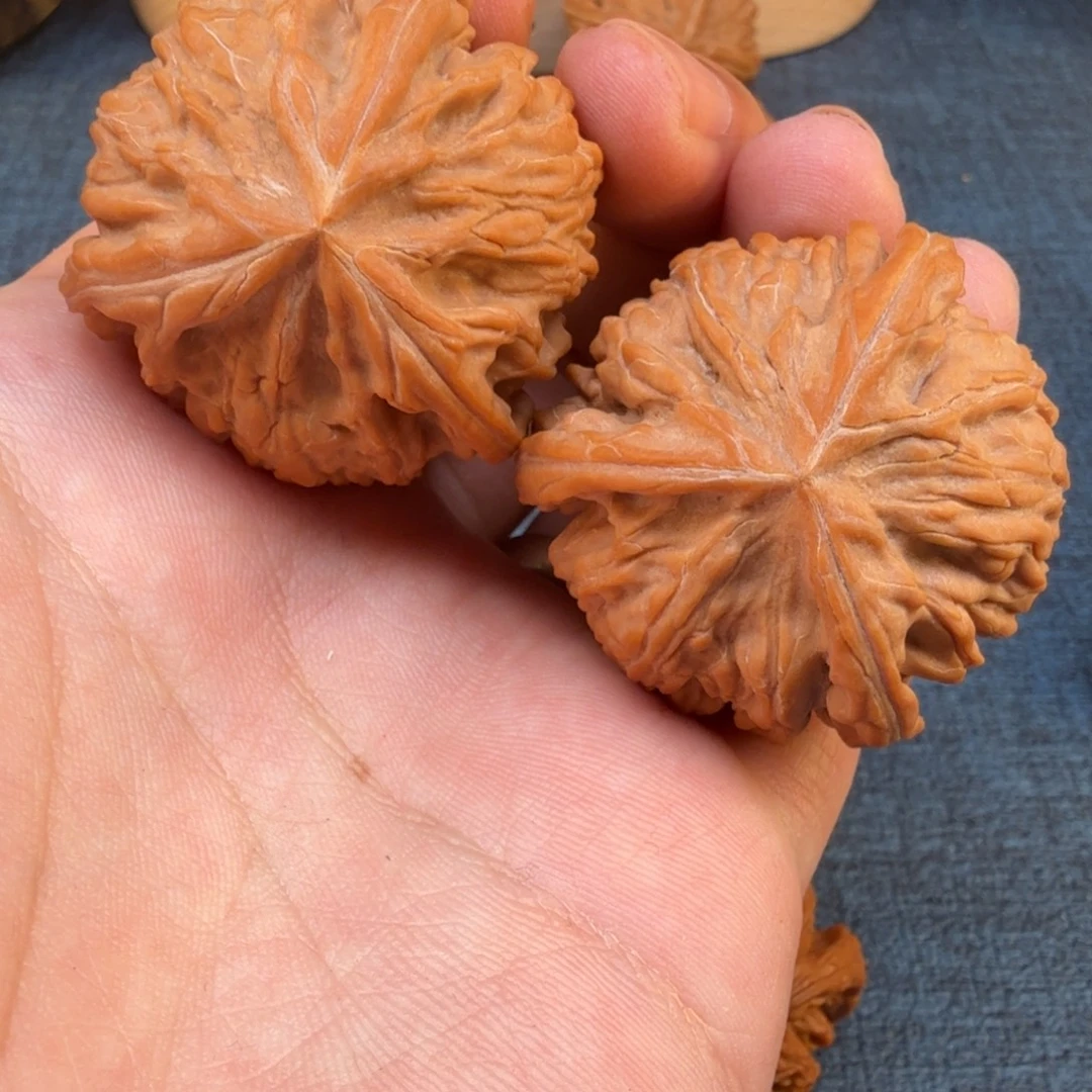 文玩核桃把件文山三棱42尺寸070