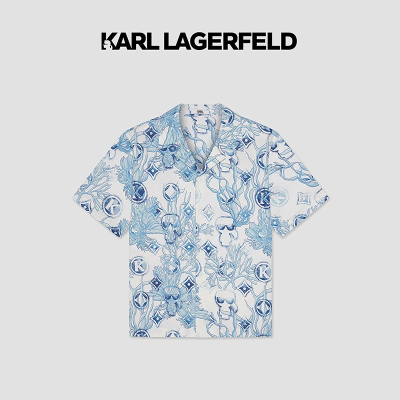 【臻享男装】KARL LAGERFELD卡尔拉格斐衬衫老佛爷男装1K1E30504224