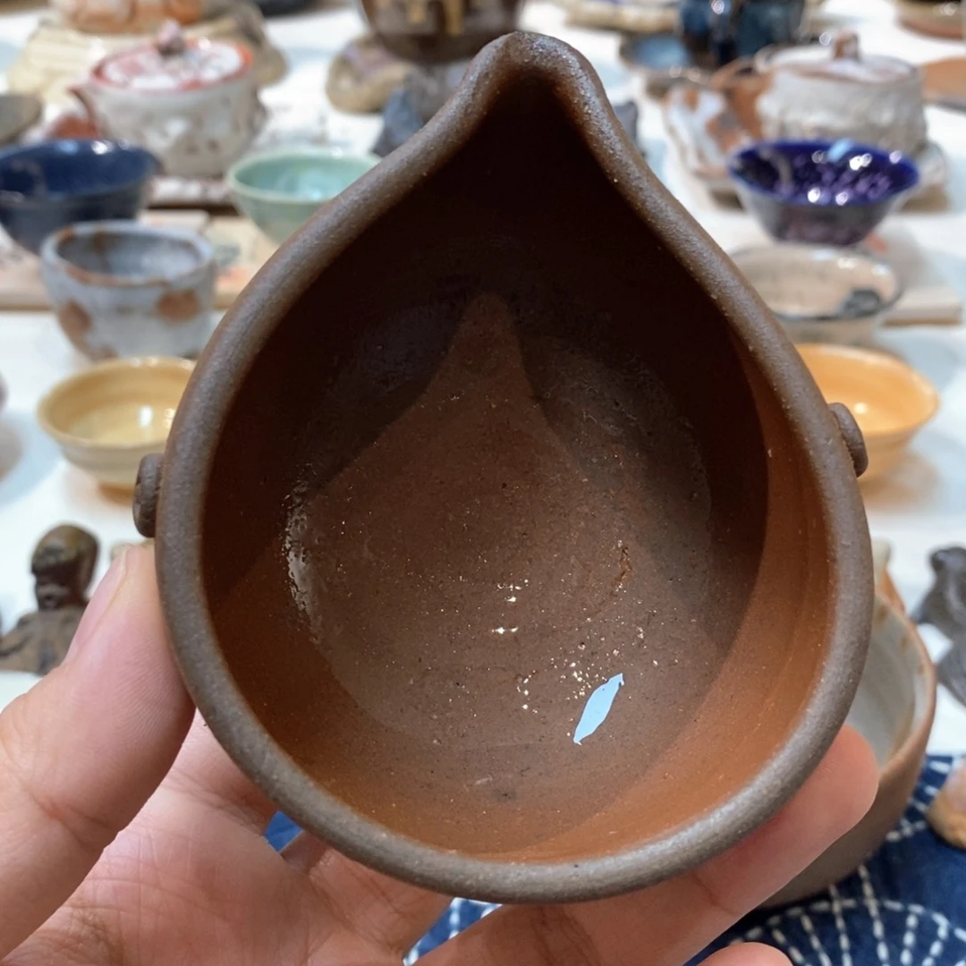 柴烧侘寂粗陶茶具