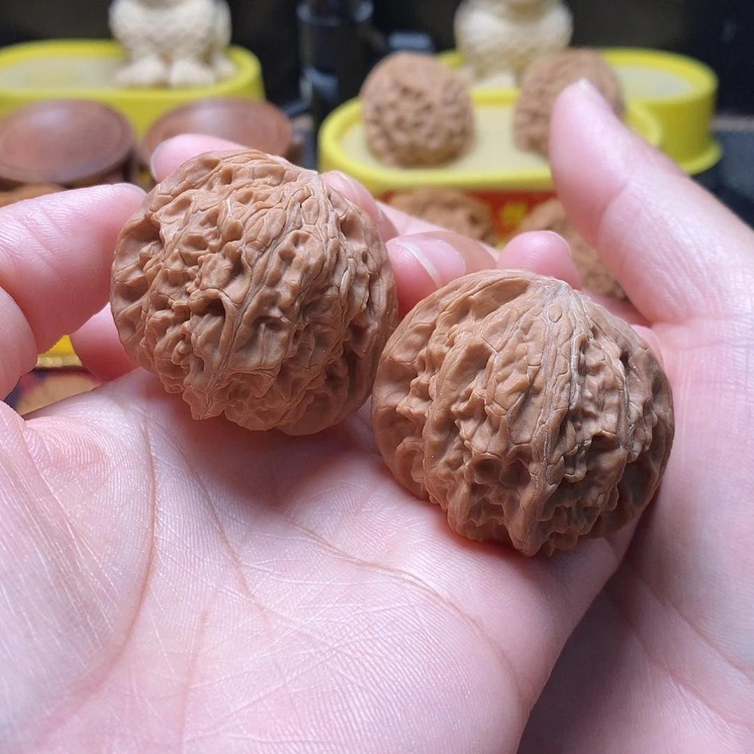 文玩核桃把件41尺磨盘