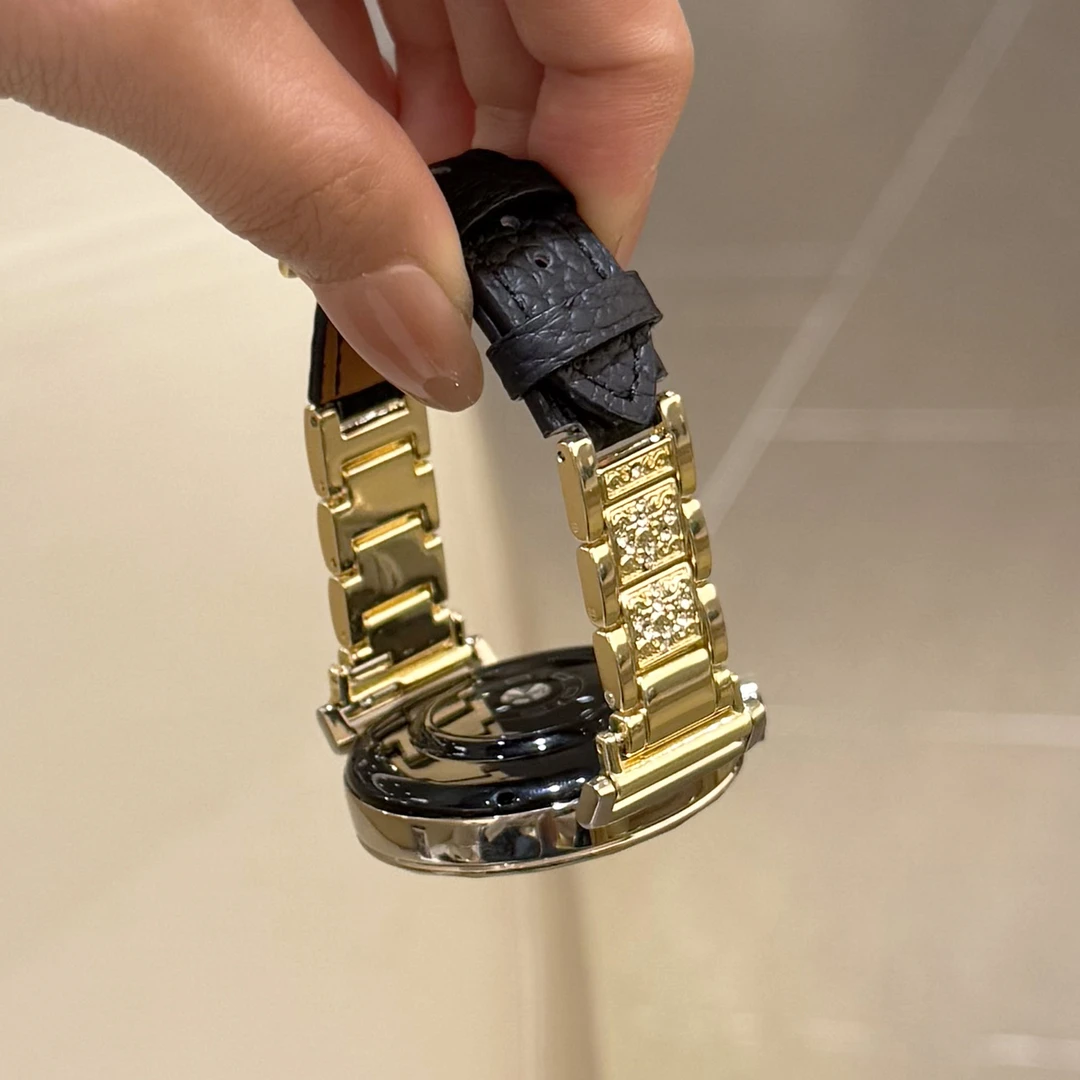 适用华为GT5表带Gt6手表满天星镶钻拼皮质watch3Fit4Pro高级感女