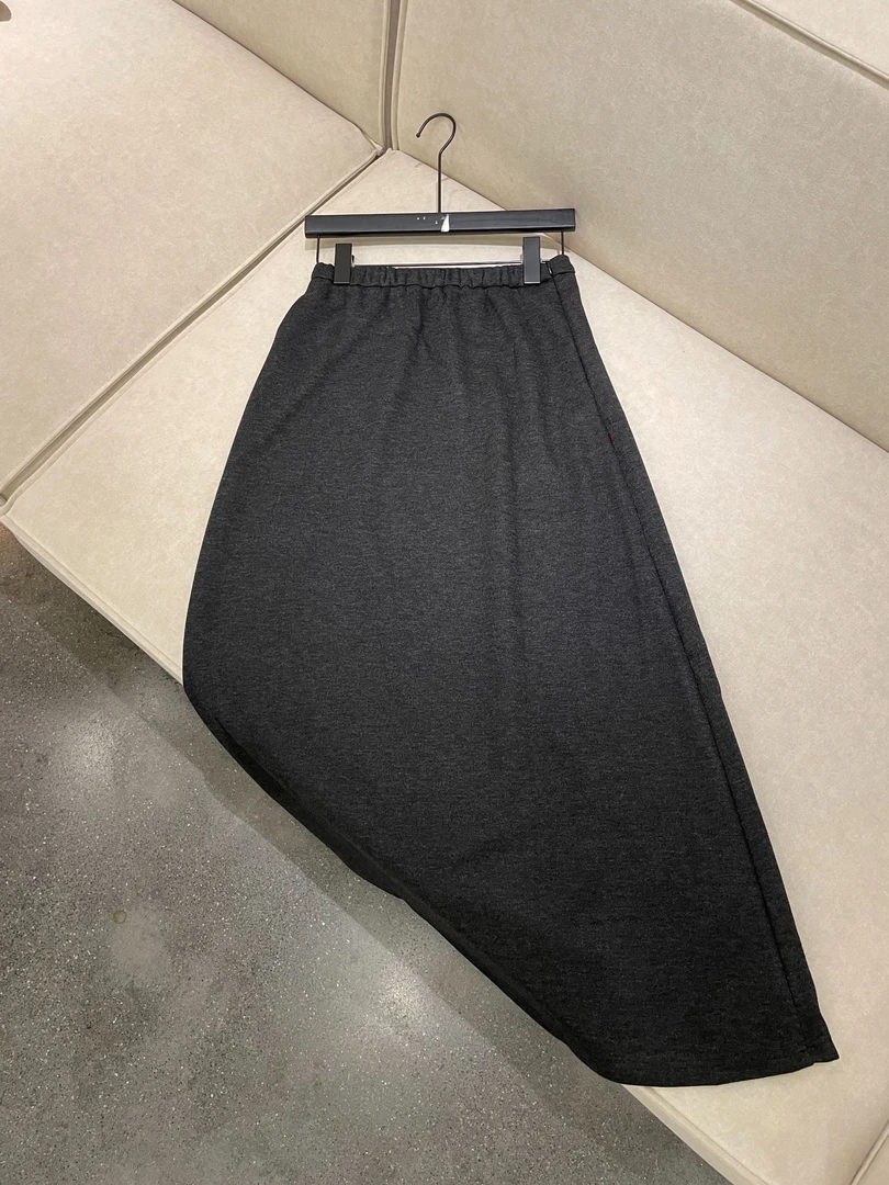 CK9429 极简风半身裙裙子休闲风中腰A字百搭长裙女装高腰