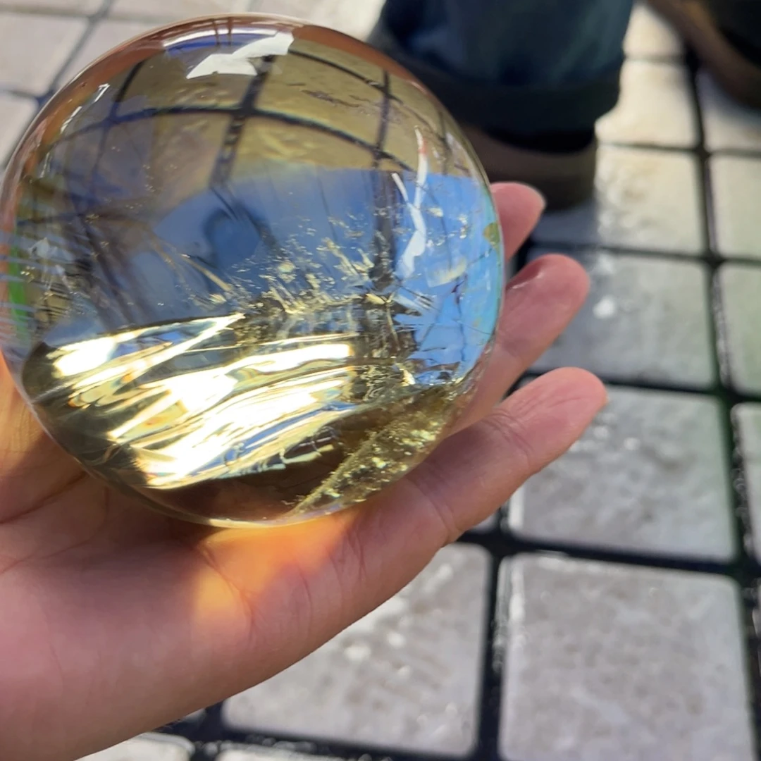 黄晶摆件未镶嵌未镶嵌天然黄水晶摆件
