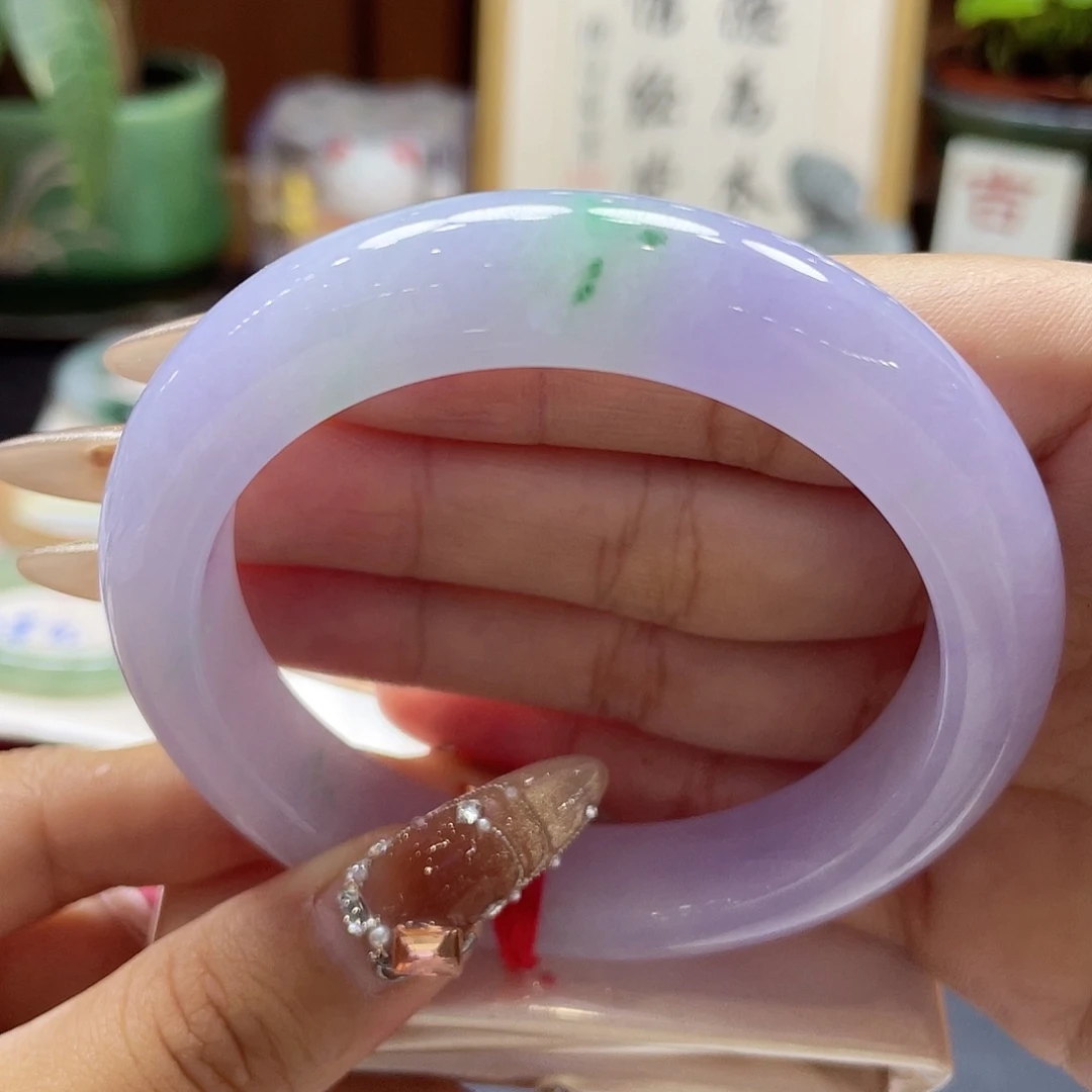 翡翠未镶嵌手镯78号