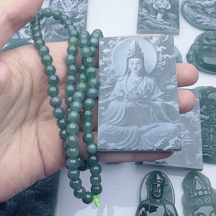 翡翠未镶嵌颈饰多样性发货天然A货翡翠