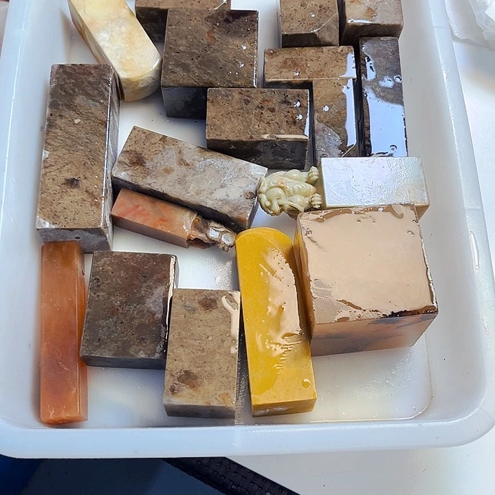 青田石印石腰*粗今天我也很