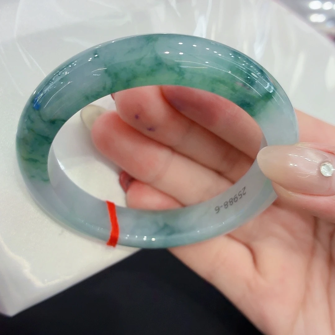 翡翠未镶嵌手镯翡翠56圈口（强推）