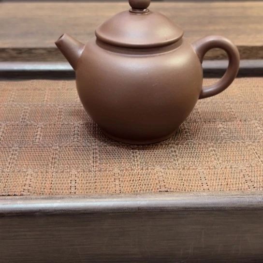 紫砂茶壶本地紫泥半手工微瑕．