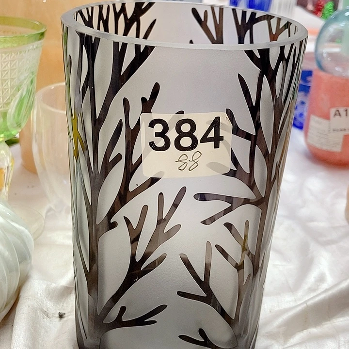 琉璃手工艺品琉璃花瓶高度20厘米14厘米