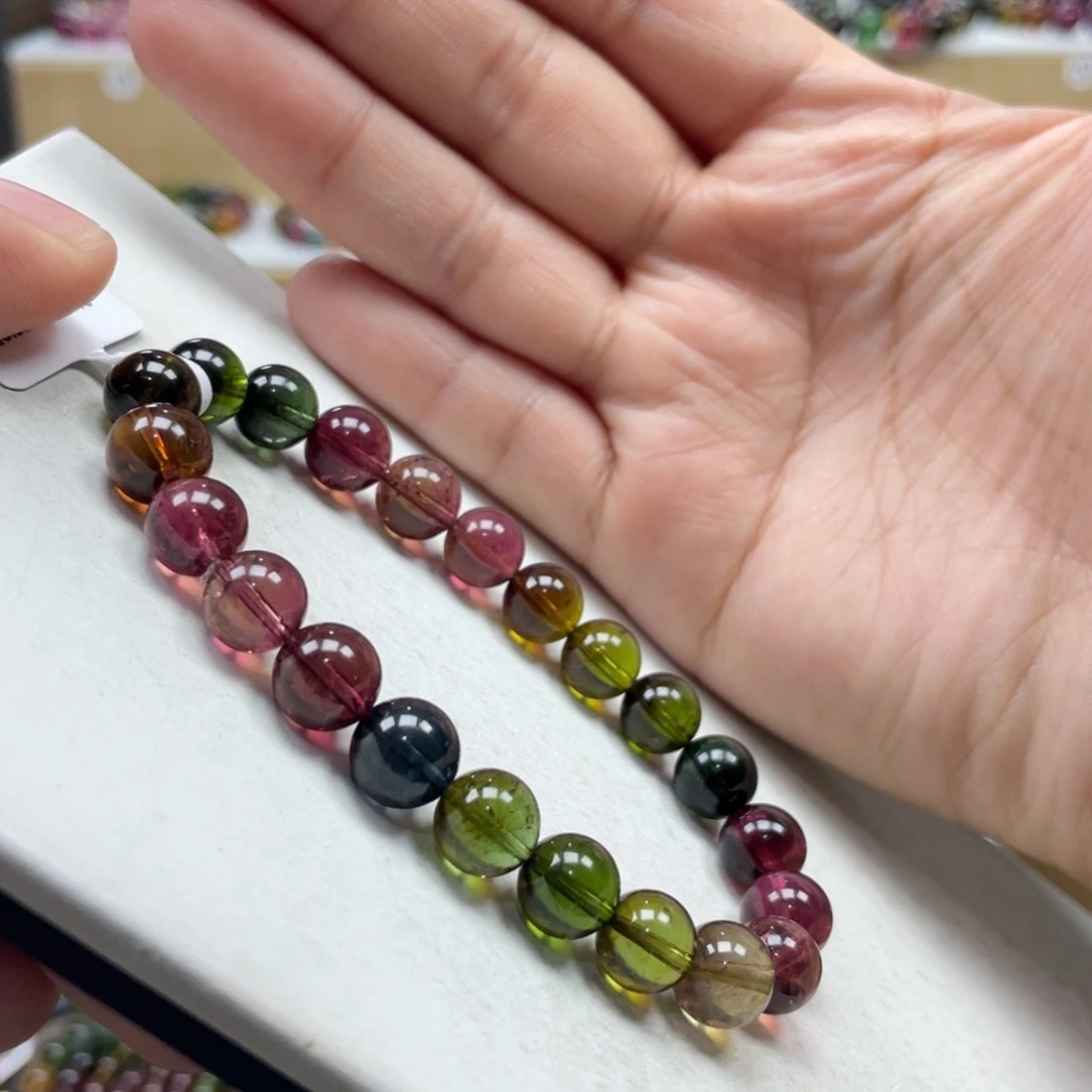 手串未镶嵌碧玺8.5mmmmmmmmmmmmmmm