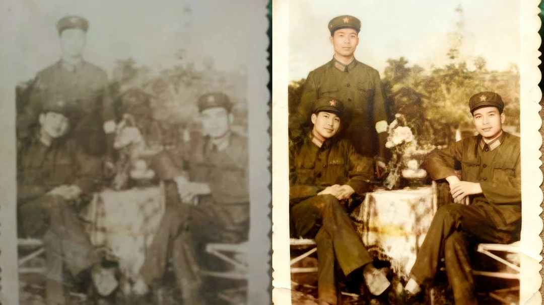 老旧模糊照片高清修复